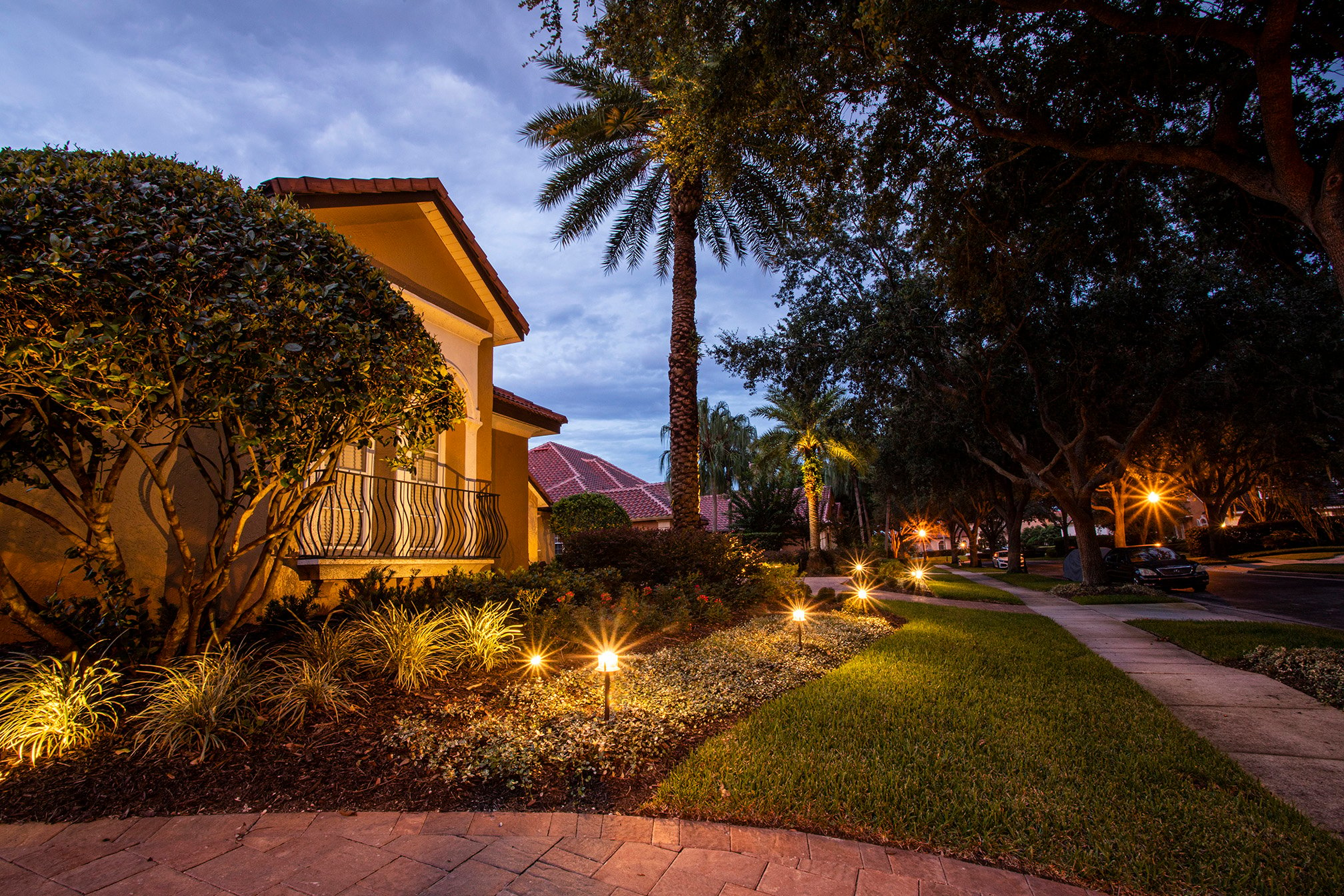 landscape lighting ideas walkways